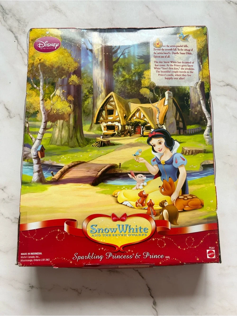 Toys R Us Exclusive Disney Snow White Sparkling Prince And Princess Doll Set